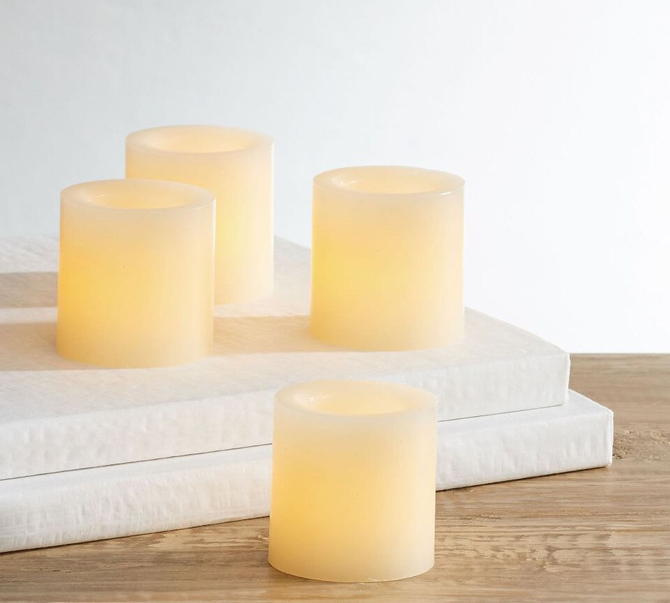 Flameless Outdoor Votive Candle, Set of 4 Pottery Barn AU